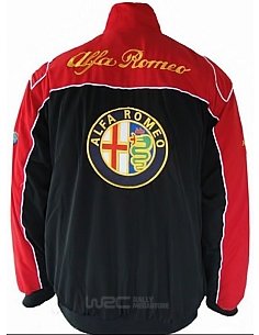 BLOUSON ALFA ROMEO ROUGE ET NOIR | WRC Rally Mega.Store 2