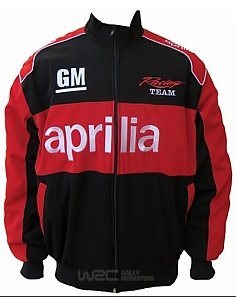 BLOUSON APRILIA ROUGE ET NOIR | WRC Rally Mega.Store