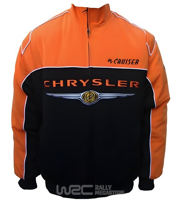 BLOUSON CHRYSLER PT CRUISER ORANGE ET NOIR | WRC Rally Mega.Store
