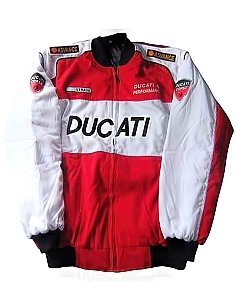 BLOUSON DUCATI BLANC ET ROUGE | WRC Rally Mega.Store