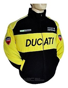 BLOUSON DUCATI NOIR ET JAUNE | WRC Rally Mega.Store