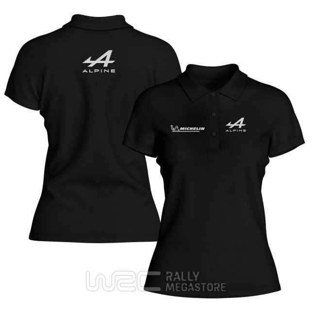 Polo Femme Alpine Michelin : Précision Rallye !