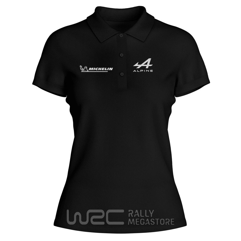 Polo Femme Alpine Michelin : Précision Rallye !