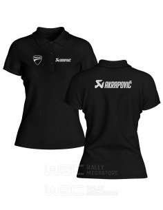 POLO WOMEN AKRAPOVIC DUCATI | WRC Rally Mega Store