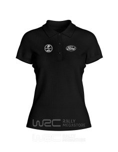 Polo Femme Ford Shelby : Performance Coton & Style Course