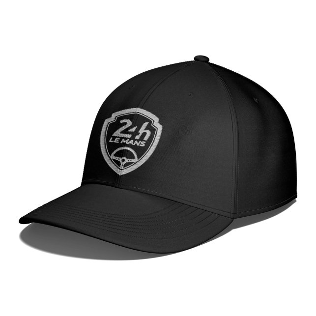 CASQUETTE 24H MANS Noire : Précision et Passion