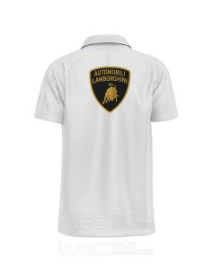 POLO LAMBORGHINI BLANC 2