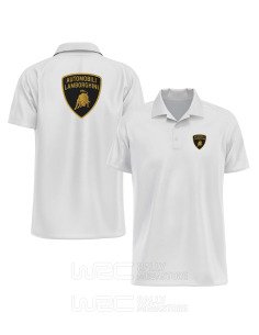 POLO LAMBORGHINI BLANC