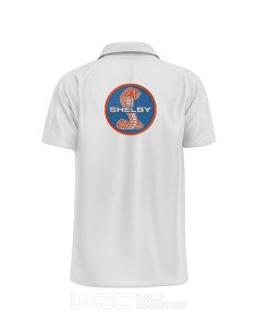 POLO SHELBY LOGO ORANGE ET BLEU