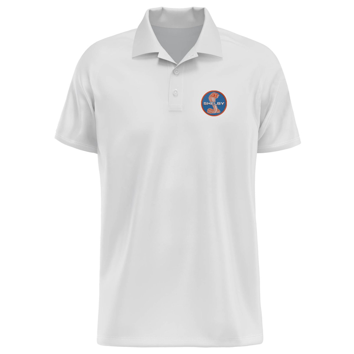 POLO SHELBY LOGO ORANGE ET BLEU