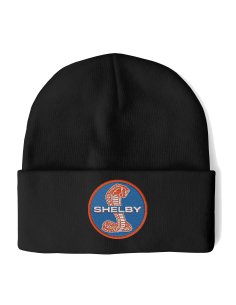BEANIE SHELBY LOGO ORANGE AND BLUE