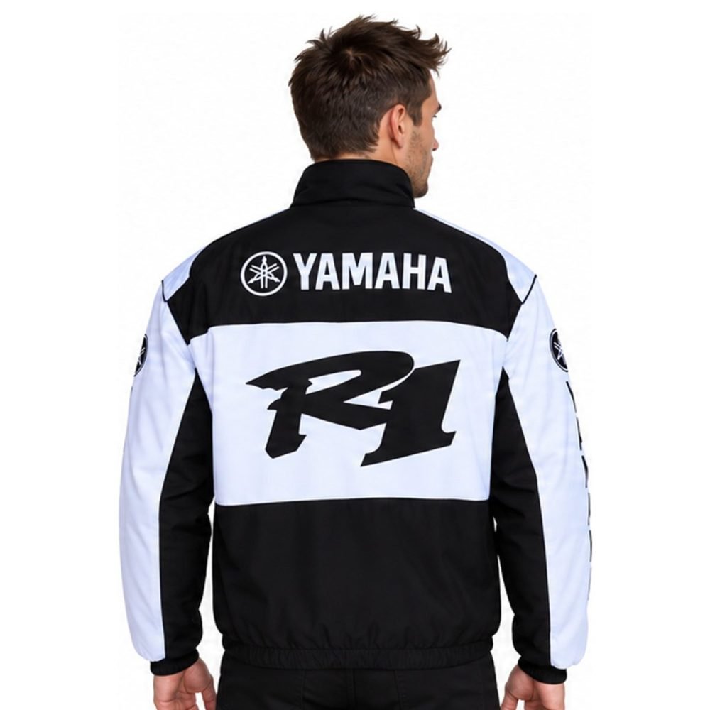 Blouson Yamaha R1 Noir et Blanc | WRC Rally Mega Store