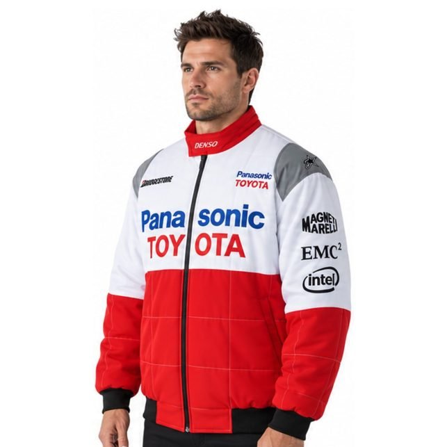 Blouson Toyota WEC Blanc et Rouge | WRC Rally Mega Store