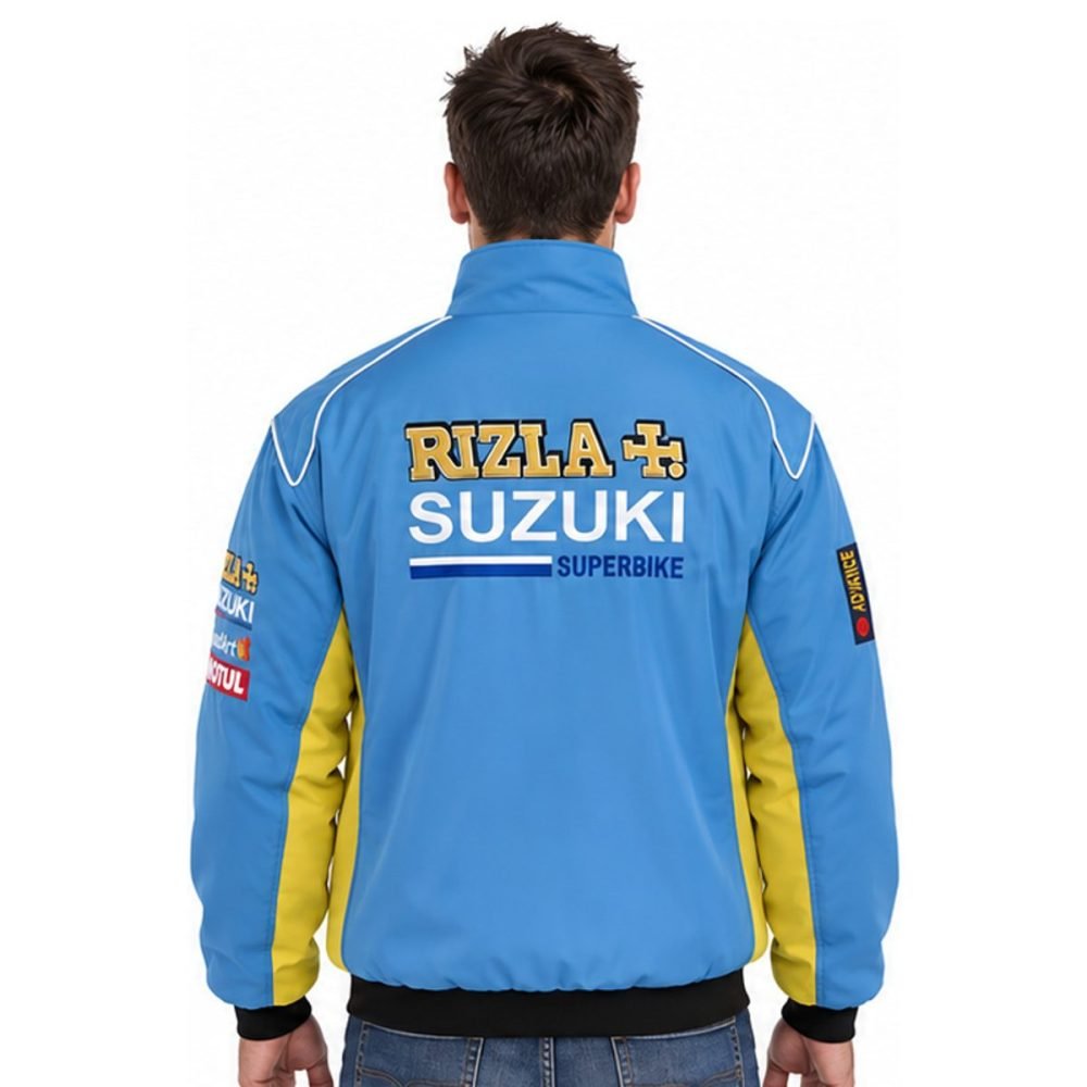 Blouson Suzuki Rizla Bleu et Jaune | WRC Rally Mega Store