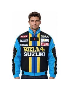 Blouson Suzuki Rizla Noir et Bleu | WRC Rally Mega Store