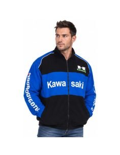 JACKET KAWASAKI BLACK AND BLUE | WRC Rally Mega Store