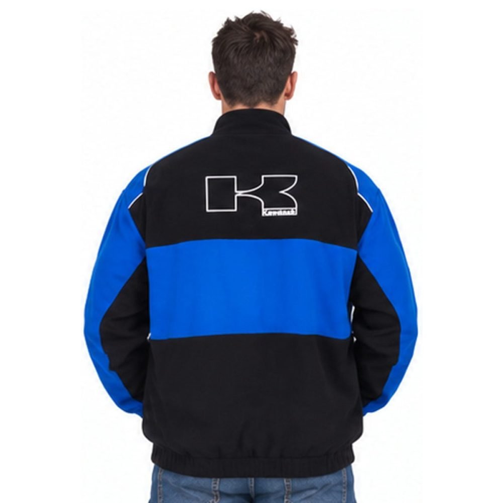 JACKET KAWASAKI BLACK AND BLUE | WRC Rally Mega Store