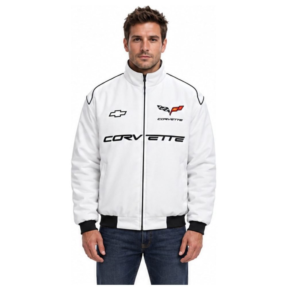 Blouson Corvette Blanc | WRC Rally Mega Store
