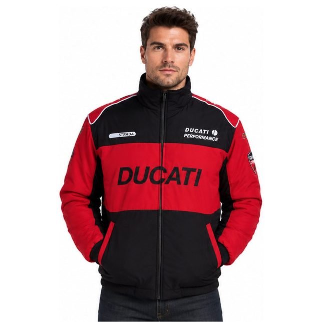 Blouson Ducati Noir et Rouge | WRC Rally Mega Store