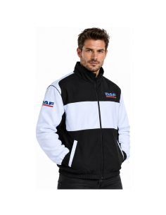 Blouson DAF Noir et Blanc à logos brodés | WRC Rally Mega Store