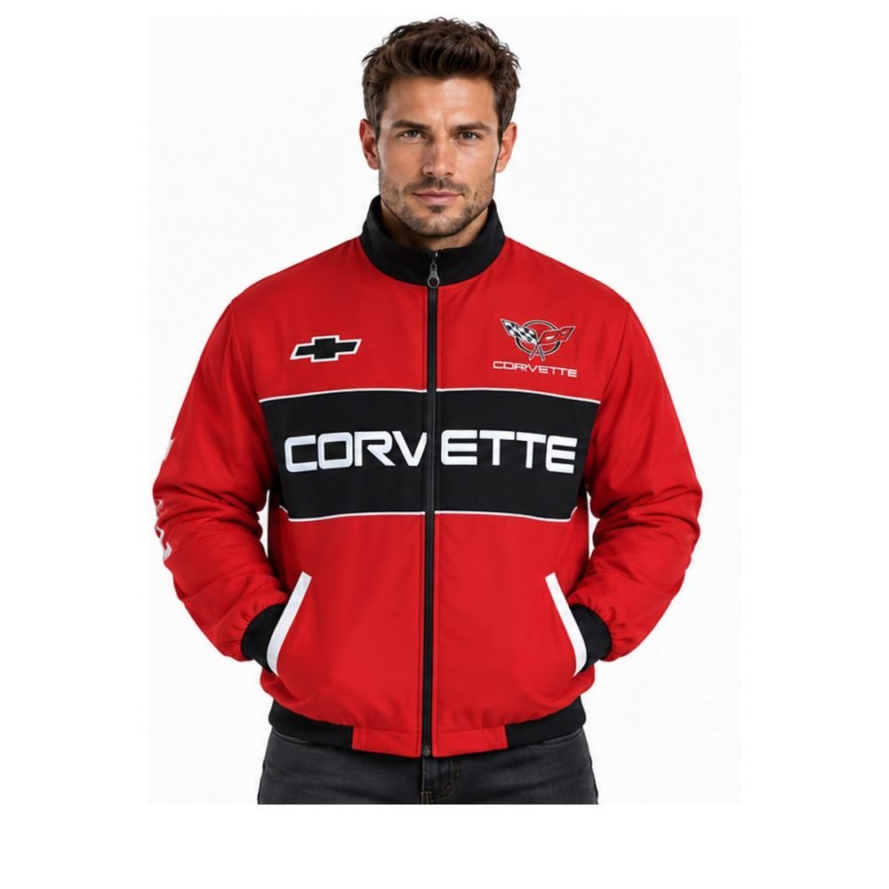 Blouson Corvette Rouge et Noir | WRC Rally Mega Store