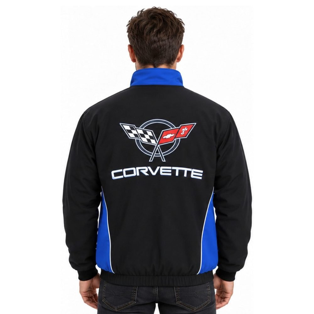 Blouson Corvette Noir et Bleu | WRC Rally Mega Store