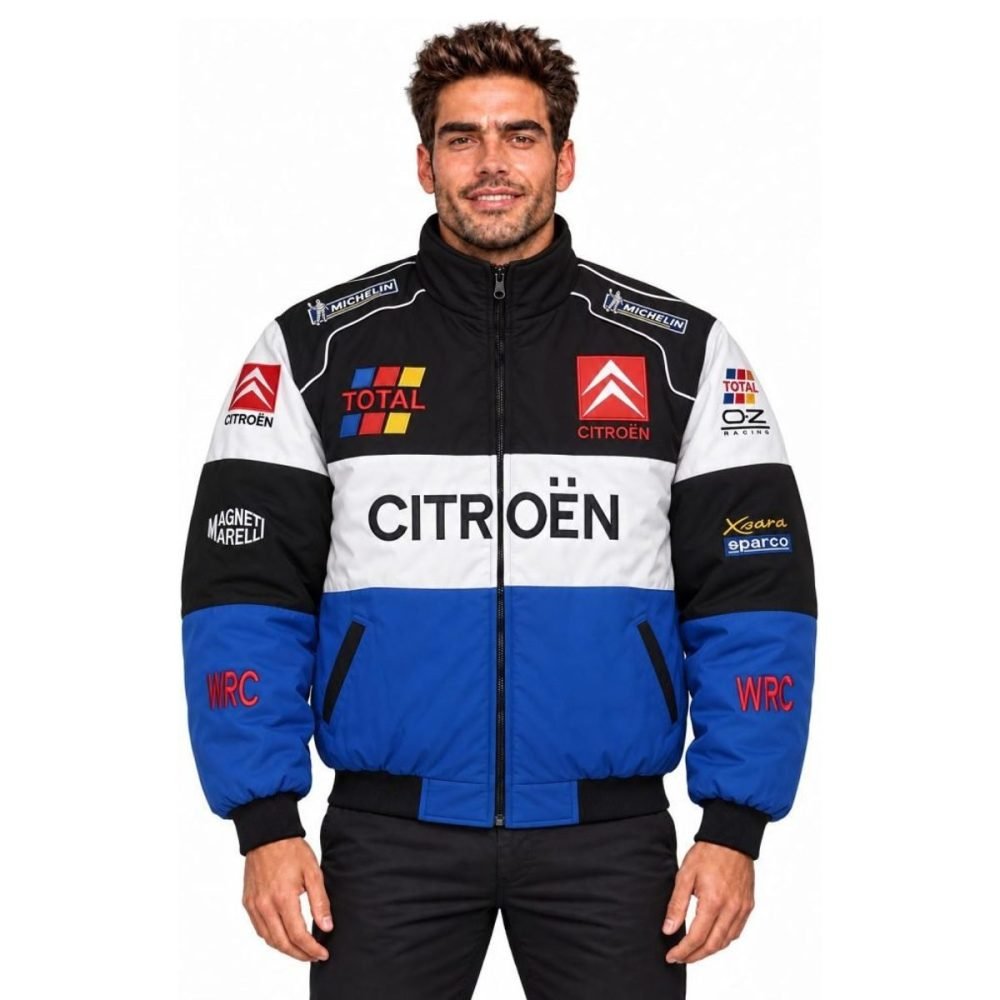 Blouson Citroen Racing à logos brodés | WRC Rally Mega Store