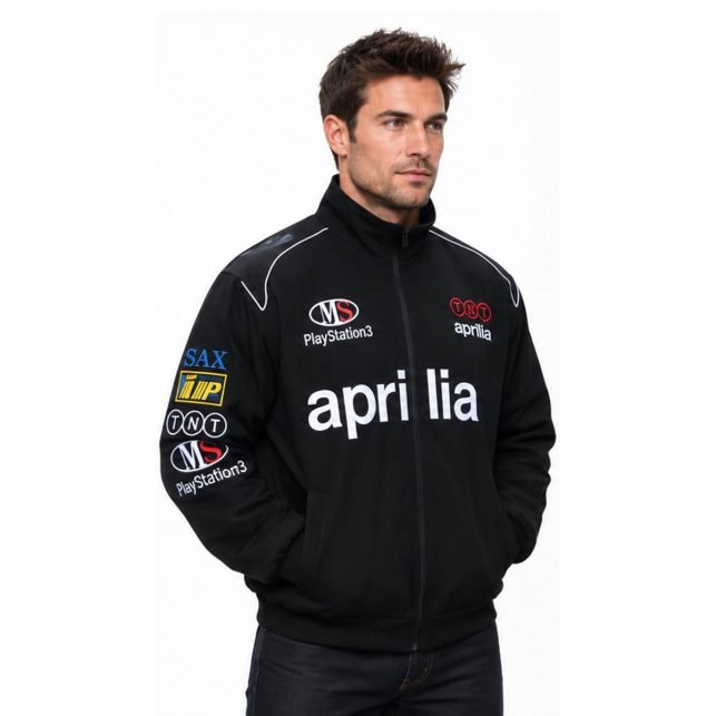Blouson Aprilia Noir | WRC Rally Mega Store