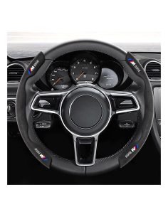 STEERING WHEEL COVER BLACK FOR CAR BMW M | WRC Rally Mega Store