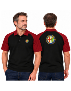 Polo Alfa Romeo à logo brodé au dos | WRC Rally Mega Store