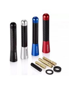 Antenne courte effet carbone 12 cm pour voiture
