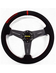 VOLANT MOMO DRIFTING NOIR ET ROUGE | WRC Rally Mega.Store