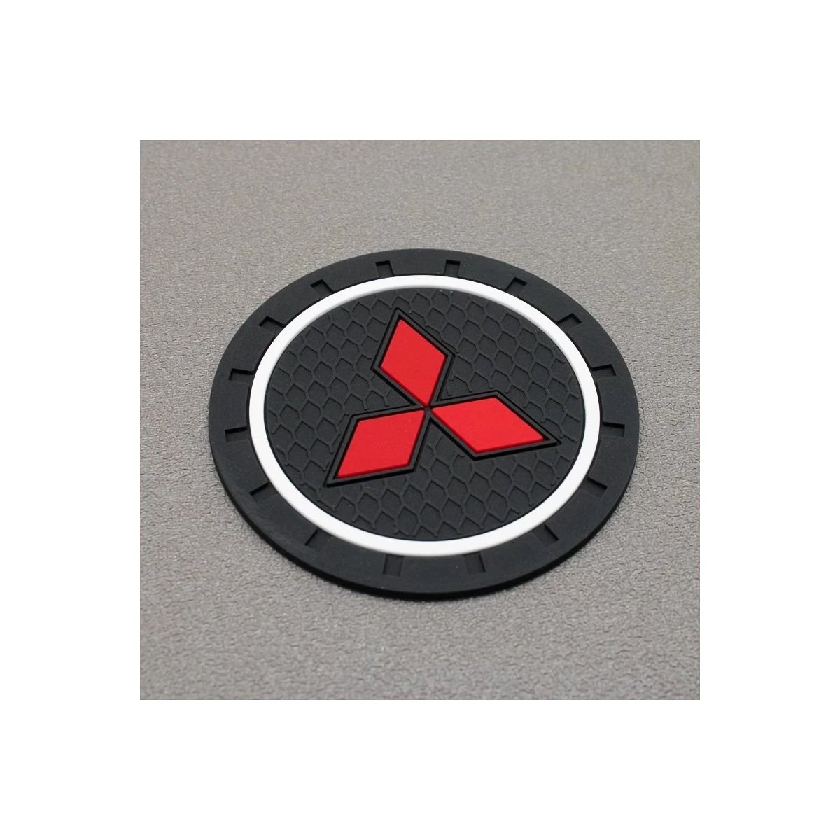 SUPPORT GOBELET VOITURE ANTIDERAPANT MITSUBISHI | WRC Rally Mega.Store