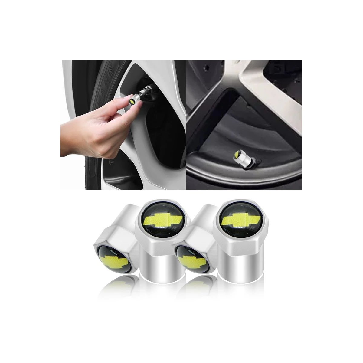BOUCHON DE VALVE DE PNEU POUR VOITURE CHEVROLET | WRC Rally Mega.Store