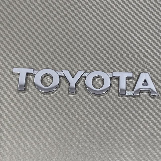 EMBLEME 3D CHROME AUTOCOLLANTE TOYOTA | WRC Rally Mega.Store