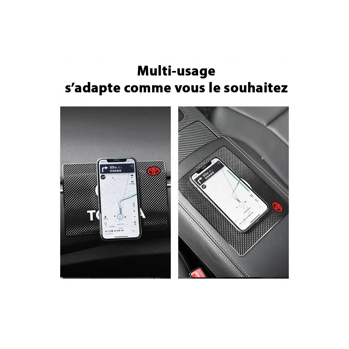 TAPIS SILICONE ANTIDERAPANT POUR TABLEAU DE BORD TOYOTA | WRC Rally Mega.Store