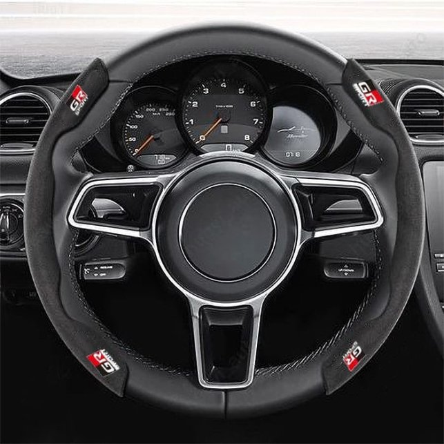 COUVRE VOLANT NOIR TOYOTA GR SPORT | WRC Rally Mega.Store