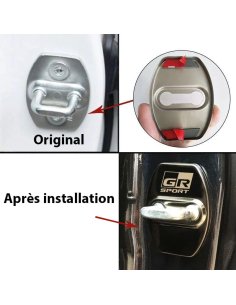 CACHE DE PROTECTION POUR SERRURE DE PORTE TOYOTA GR SPORT | WRC Rally Mega.Store