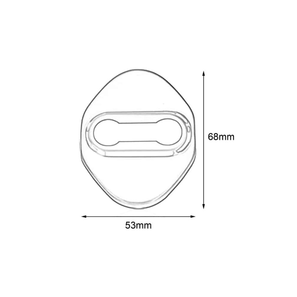 CACHE DE PROTECTION POUR SERRURE DE PORTE TOYOTA GR SPORT | WRC Rally Mega.Store