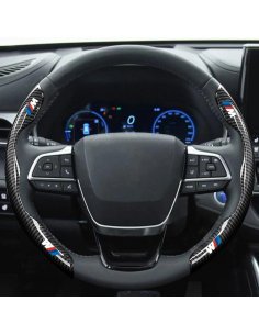 COUVRE VOLANT NOIR FIBRE DE CARBONE POUR BMW | WRC Rally Mega.Store