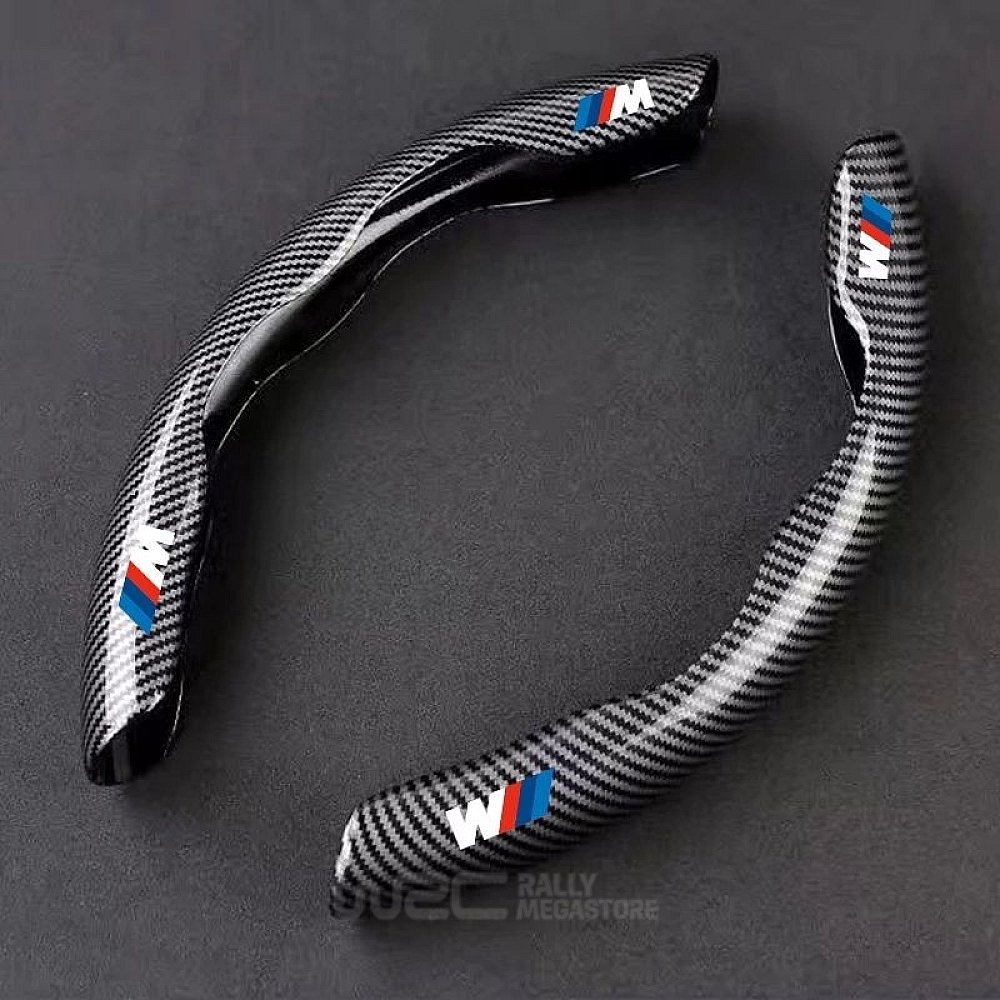 COUVRE VOLANT NOIR FIBRE DE CARBONE POUR BMW | WRC Rally Mega.Store
