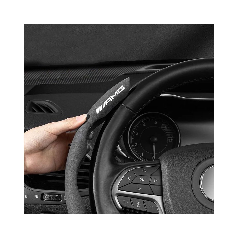COUVRE VOLANT NOIR POUR VOITURE MERCEDES AMG | WRC Rally Mega.Store