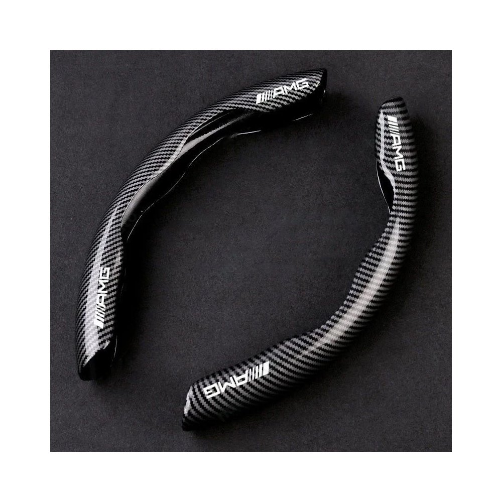 COUVRE VOLANT NOIR FIBRE DE CARBONE POUR MERCEDES AMG | WRC Rally Mega.Store