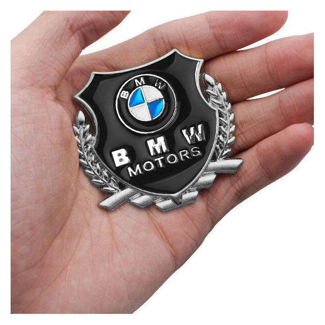 EMBLEME BOUCLIER LOGO BMW SILVER | WRC Rally Mega.Store