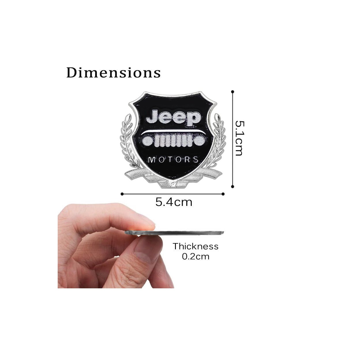 EMBLEME BOUCLIER LOGO JEEP | WRC Rally Mega.Store