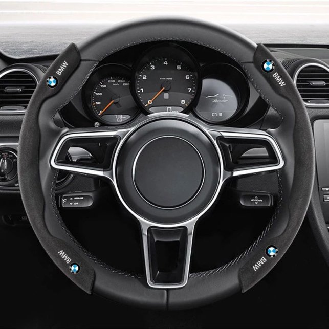 COUVRE VOLANT NOIR POUR VOITURE BMW | WRC Rally Mega.Store