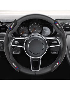 COUVRE VOLANT NOIR POUR VOITURE BMW M | WRC Rally Mega.Store