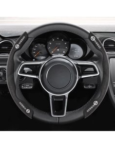 COUVRE VOLANT NOIR POUR VOITURE NISSAN | WRC Rally Mega.Store