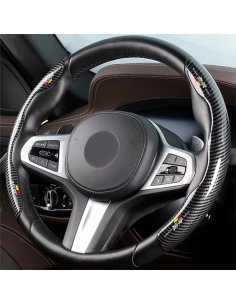 COUVRE VOLANT NOIR FIBRE DE CARBONE POUR HONDA MUGEN POWER | WRC Rally Mega.Store