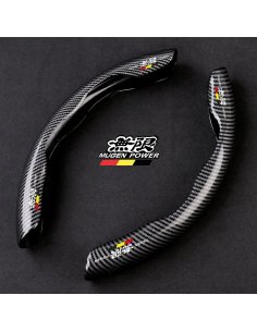 COUVRE VOLANT NOIR FIBRE DE CARBONE POUR HONDA MUGEN POWER | WRC Rally Mega.Store 2